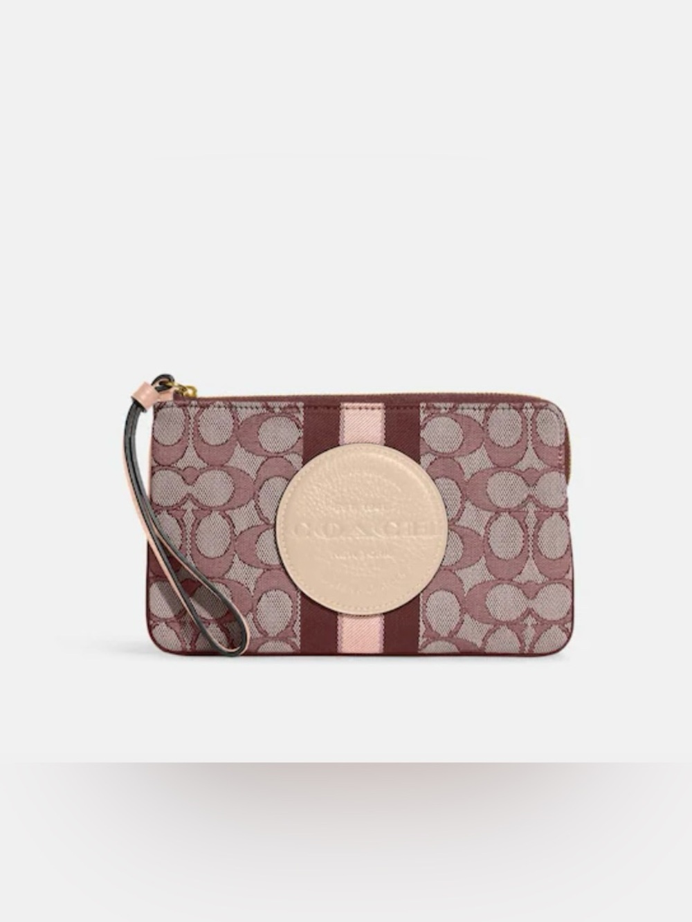 Coach Dempsey Large Corner Zip Wristlet